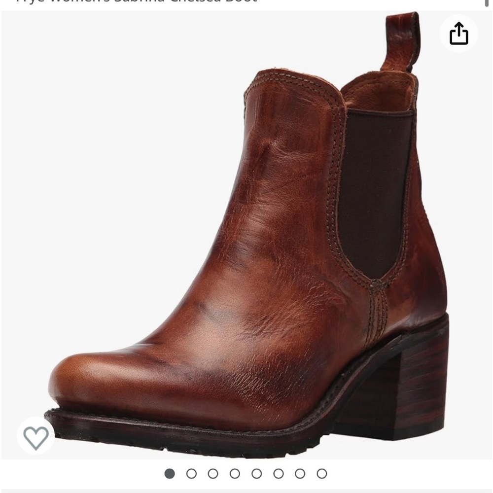 Frye boots -cognac